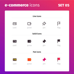 E-commerce and online store icons