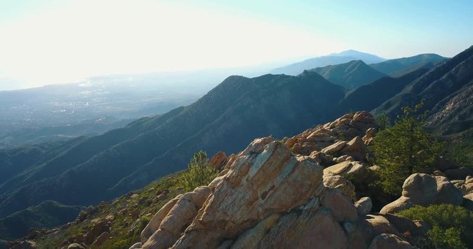 Santa Barbara Santa Ynez Mountains Aerial Drone