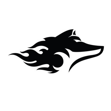 Fox, Block fox logo Vector