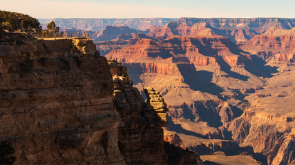   Grand Canyon South rim -Stone landscape