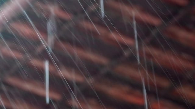 Rainfall in different directions, good clip for use as background.