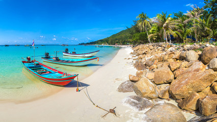 Fisherman boat on Phangan Island