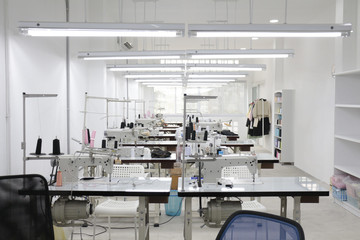 white workshop for tailor and seamstress