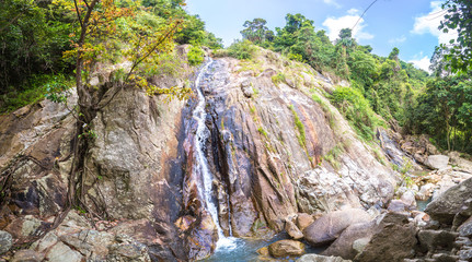 Obraz premium Namuang waterfall on Koh Samui