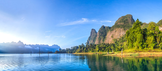 Fototapeta premium Cheow Lan lake in Thailand