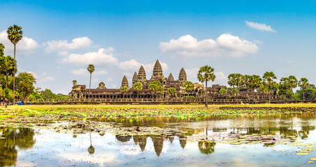 Fototapeta na wymiar Angkor Wat temple in Cambodia