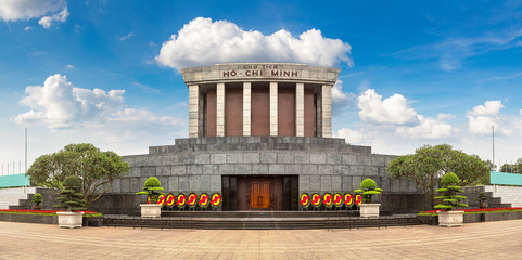 Ho Chi Minh Mausoleum in Hanoi, Vietnam