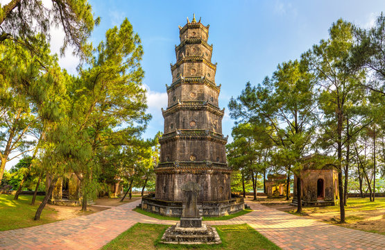 Thien Mu Pagoda In Hue, Vietnam