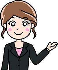 女性会社員OL案内紹介