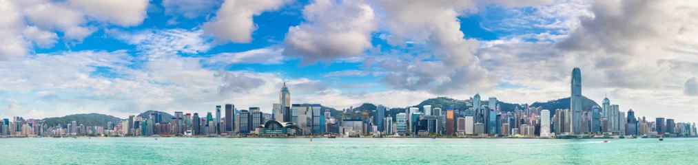 Fototapeten Victoria Harbour in Hongkong © Sergii Figurnyi