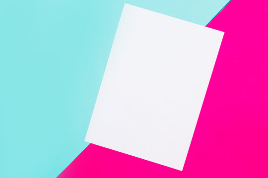 Close-up of colorful paper background for text with frame