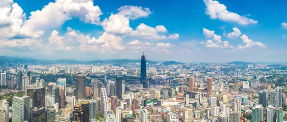 Foto op Plexiglas Panoramisch uitzicht over Kuala Lumpur © Sergii Figurnyi