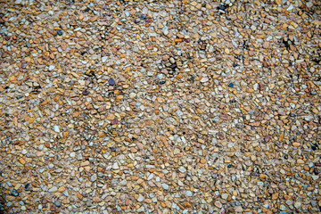 Texture washed sand background.Small sand stone of sand wall texture or sand wall background. flor background texture. wash gravel, wash stone