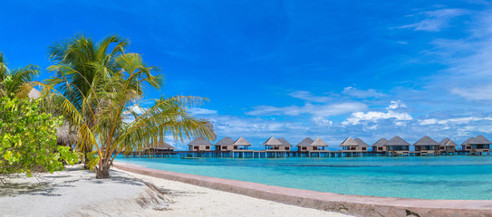 Tropical beach in the Maldives