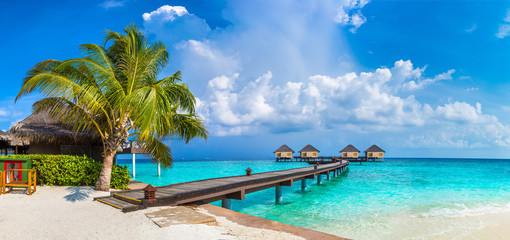 Plakat Water Villas (Bungalows) in the Maldives