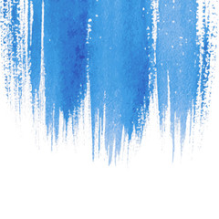 Blue abstract watercolor background with space for text. Editable template for banner, poster, cover, brochure, flyer. 