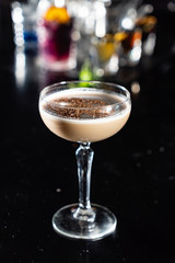 cocktail in the bar