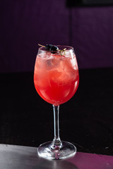 cocktail in the bar
