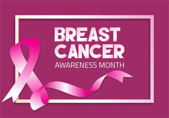 Fototapeta premium Breast cancer awareness background