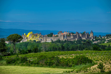 Carcassonne, Aude, Occitanie, France.