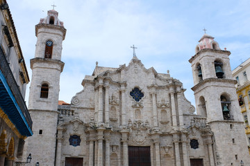 Fototapeta premium San Cristóbal de La Habana, cathedral