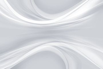 Design perspective trendy element. White modern bright waves art. Speed effect background. Abstract creative graphic illustration.