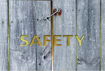 old rustic wooden fence wooden background for safety security related concept background with text 