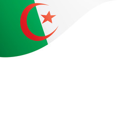Algeria flag, vector illustration on a white background