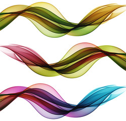 Abstract background with color waves