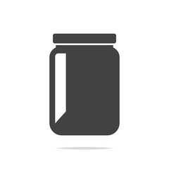 Jar icon vector isolated