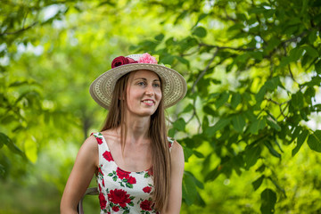 Portrait of a beautiful elegant woman