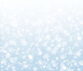 Winter Snowflakes Abstract Background
