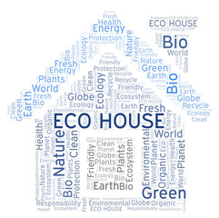 Eco House word cloud.