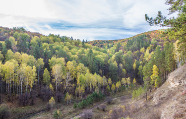 Autumnal Ravine Landscape