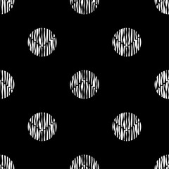 Polka dot seamless pattern. Geometric background. Dots, circles and buttons. Can be used for wallpaper, textile, invitation card, wrapping, web page background.