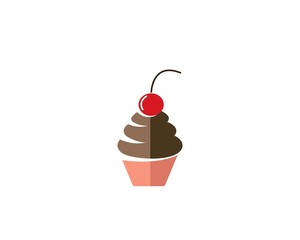 Cake logo vector