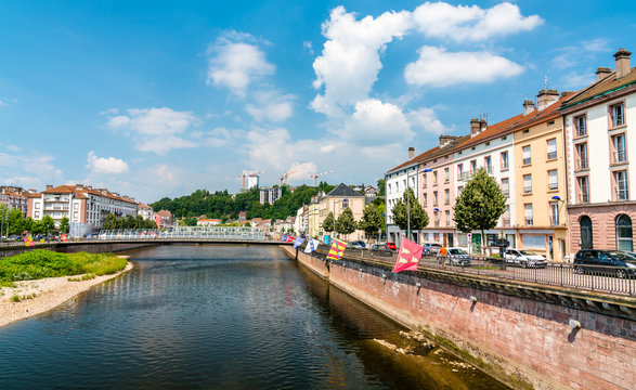 The Moselle River in Epinal, France