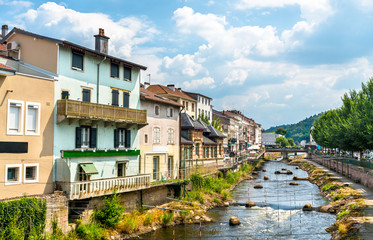 Fototapeta na wymiar The Moselle River in Epinal, France
