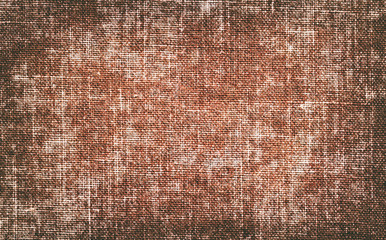 vintage brown grunge background with canvas or burlap texture