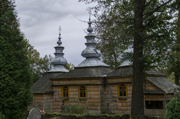 Fototapeta na wymiar cerkwie w Bieszczadach 