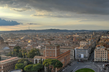 Aerial View - Rome, Italy