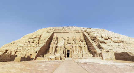 Abu Simbel, the Great Temple of Ramesses II, Egypt