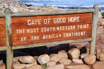 Am Kap der Guten Hoffnung in Südafrika