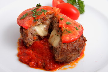cutlet with cheese