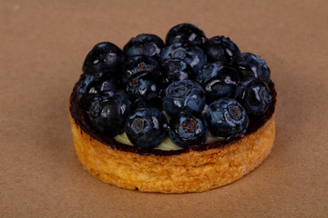 Tartlet with blueberry