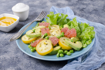 Salad of fresh vegetables