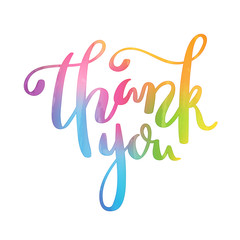 THANK YOU Hand Lettering Card