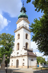 Fototapeta na wymiar The Belfry -Cathedral of Resurrection and St. Thomas Apostle, Zamość , Poland