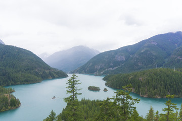 Diablo Lake, North Cascades National Park, Washington, USA