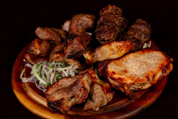 Shashlik kebab set